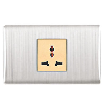 New Glass Touch Switch US Outlet Panel Heat Resistant Socket