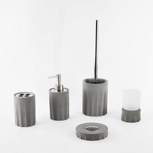 Juego de champú de ducha de baño, piedra natural de hormigón - Product Image 1