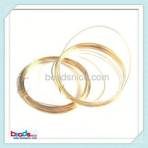 Beadsnice ID 26018 14K ゴールドフィルドワイヤー 23ゲージ ラウンド 卸売 ゴールドフィルドワイヤー - Product Image 6