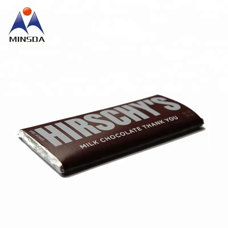 Mindk stiker Label cetak kustom kualitas makanan untuk Label pribadi pembungkus Bar cokelat