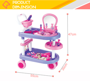 Juego <span class=keywords><strong>de</strong></span> <span class=keywords><strong>Maquillaje</strong></span> <span class=keywords><strong>de</strong></span> Juguete para Niñas, Carrito <span class=keywords><strong>de</strong></span> Belleza Rosa, <span class=keywords><strong>Juegos</strong></span> <span class=keywords><strong>de</strong></span> Disfraces - Product Image 4