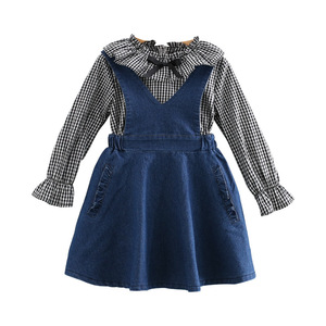 Abito in Jeans Blu alla Moda per Ragazze Bellissimi Vestiti in Denim per Ragazze Abito Corto in Jeans - Product Image 5