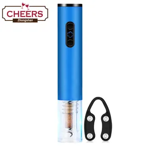 Manufacturer Bfull Cordless Electric Wine Bottle Opener Set Air Pressure Corkscrew Vacuum Stoppers Foil Cutter And Pourer
