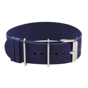 LAIHE高品質シリコーンワンピース時計バンドリストストラップ18mm 20mm 22mmゴム時計バンド - Product Image 4