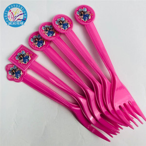 Personalized The First Birthday Decorations Princess Sofia Themed 1st Romantic Wedding Party Favors Disposable Plastic Forks