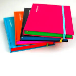 Tổ Chức Cổ Điển Bìa Cứng Chấm Sổ Ghi Chép Với Ban Nhạc Đàn Hồi Cho Học Sinh/Trường Học - Product Image 1