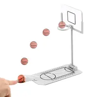 스트레스 릴리프 장난감 접이식 미니 농구 게임 사무실 데스크탑 테이블 농구