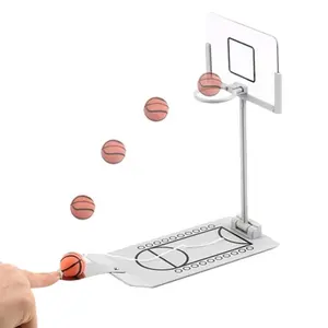Soulagement du Stress Jouet Pliable Mini Jeu de Basket-Ball De Bureau Table de Basket-Ball