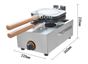 Hacer pan perros barato <span class=keywords><strong>Mini</strong></span> Gas Muffin Lollipop <span class=keywords><strong>salchicha</strong></span> Waffle 4 palos Lolly fabricante comercial portátil Gaz perro caliente de la máquina - Product Image 5