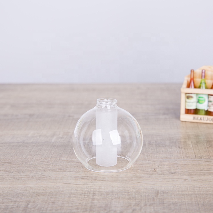 Стеклянные шары и матовая крышка лампы из стекла пирекса двойные прозрачные стеклянные шары и матовый абажур