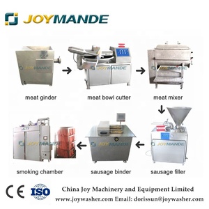 Ligne de Production espagnole de <span class=keywords><strong>Chorizo</strong></span>, haute efficacité, Machine de fabrication de saucisses de poulet, Machine de collage de saucisses de porc - Product Image 2