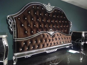 Style européen sculpté chambre meubles / <span class=keywords><strong>roi</strong></span> italien chambre meubles / style français meubles de chambre blanche - Product Image 5