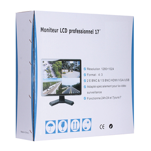 Tienda de compras pantalla del ordenador 17 pulgadas escritorio USB Led Monitor VGA con caja de regalo - Product Image 6