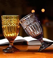 Commercio all'ingrosso da sposa colorato hotel di cristallo <span class=keywords><strong>bicchiere</strong></span> di vino acrilico - Product Image 3