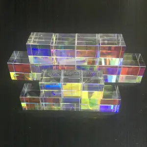 Colored Prisms Cross Dichroic Prism RGB Combiner Or Splitter X-cube Prism Colored Glass Prism