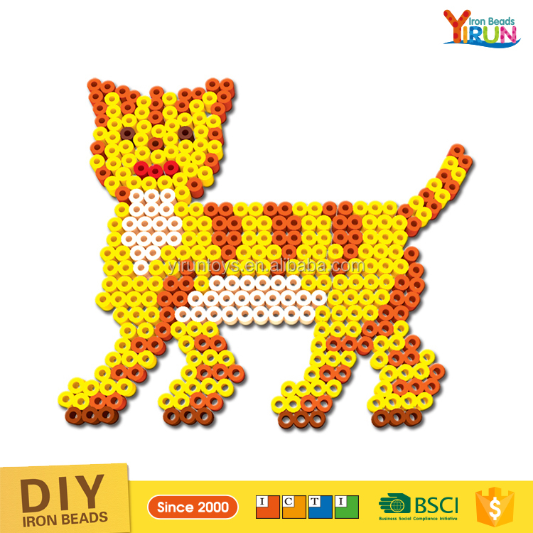 Развивающие игры DIY игра-головоломка пластиковых 5 мм Hama perler шарики детские головоломки