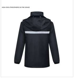 Chubasquero reflectante para motocicleta con impresión de logotipo personalizado OEM con pantalones Chubasquero uniforme de empresa - Product Image 4
