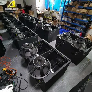 D6400 Power Supply 6400W Kuat Kuat Profesional Daul 18 ''Subwoofer D6400 Cover 3000 Orang Tanggapan Frekuensi 38Hz-250Khz