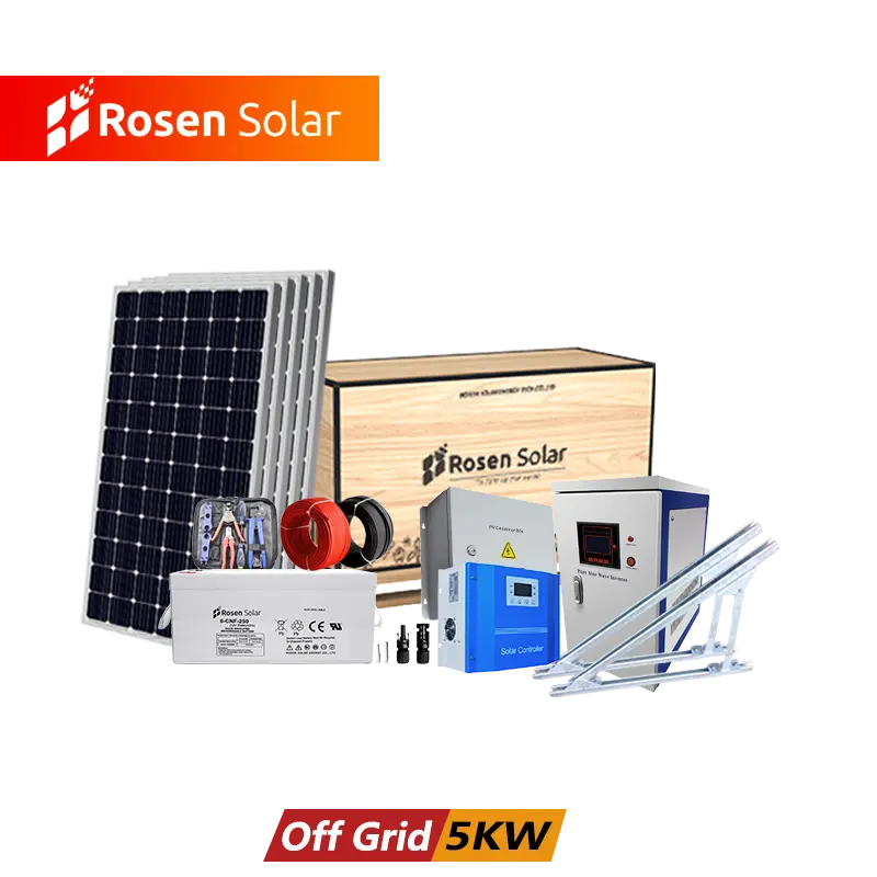 Generatore di Energia solare 5000 watt 5kw Casa Off Grid Sistema di Pannelli Solari