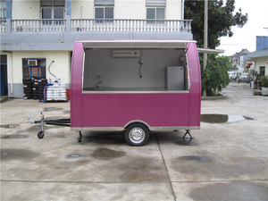 Quiosco Móvil de Comida Rápida de Acero Inoxidable 2024, Camioneta de Hot Dogs Personalizada en Venta, Carrito de Desayuno para Catering con Certificación CE - Product Image 3