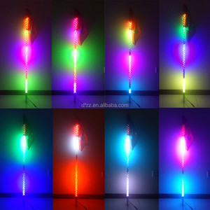 Látigos iluminados LED con bandera ATV, látigos de antena - Product Image 2