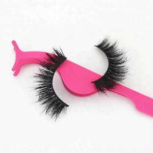 Privé étiquette en gros pinces à cils haute qualité or cils brucelles - Product Image 4