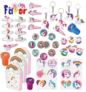 Vendite calde 48PCS piccolo assortimento di giocattoli bomboniere per unicorno per bambini