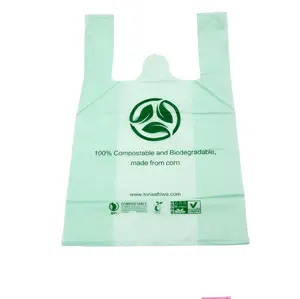 100% Biodegradable and Compostable Garbage Bags Corn Starch Based