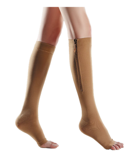 <span class=keywords><strong>Medias</strong></span> de compresión 30-40mmHG <span class=keywords><strong>Prevenir</strong></span> venas varicosas Calcetines con cremallera - Product Image 1