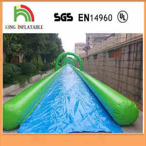 Tobogán inflable gigante para salpicaduras de la ciudad, tubo de agua para el vientre - Product Image 4