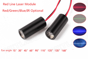 D9mm 450nm ~ 980nm Red Green Blue hồng ngoại <span class=keywords><strong>Line</strong></span>/Cross 5mW 10mW <span class=keywords><strong>Laser</strong></span> <span class=keywords><strong>Diode</strong></span> <span class=keywords><strong>Module</strong></span> cho 3D đo lường/MÁY VISION (15 ~ 110 độ) - Product Image 2
