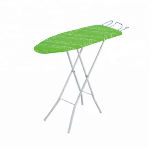 Metal mesh folding ironing board with wire plate