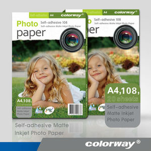 Buena calidad a4 brillante plata& oro metálico de doble cara a4 papel fotográfico mate 150g 104 gsm max 1440 dpi a4 s041061 ref - Product Image 4