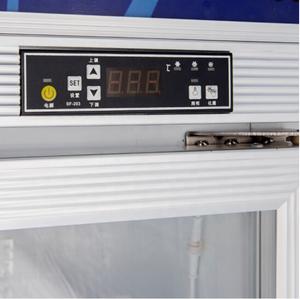 Siêu Thị Gặp Gỡ Thịt Bò Icecream Hiển Thị 3 Cửa Kính Thẳng Đứng Tủ Đông-18 Độ C. - Product Image 5