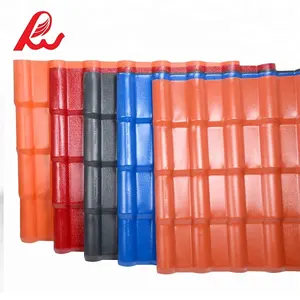 Resin Roofing Sheet Heat Resistant Color Plastic Corrugated Roofing Sheet Synthetic Resin Roof Tile