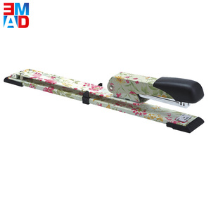Fournisseur jumbo bureau en métal 20 feuilles papier manuel imprimé heavy duty <span class=keywords><strong>bras</strong></span> <span class=keywords><strong>long</strong></span> <span class=keywords><strong>agrafeuse</strong></span> - Product Image 1