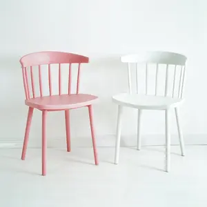Chaises de salle à manger en plastique, 20 pièces, style nordique, pour salon et restaurant - Product Image 1