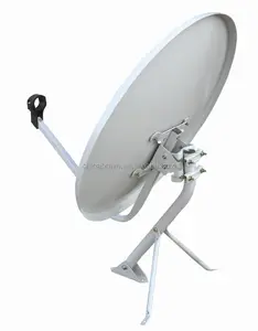 Gran oferta europea, plato Offset Ku Band 60cm, 65x65cm, antena satélite Digital pequeña