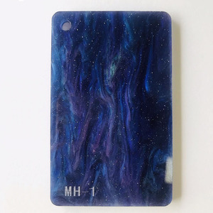 Galactic Fantasy Blue Purple Cast Feuille acrylique pour formage sous vide Feuille acrylique irisée de 3mm - Product Image 2