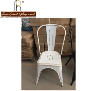 Rústico <span class=keywords><strong>restaurante</strong></span> muebles <span class=keywords><strong>restaurante</strong></span> sillas de metal de colores para el mercado de México FOH-BCC18 - Product Image 1