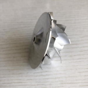 MGT22260DSL inverse 799370-04U1361 45.67/59.40mm 6 + 6 lames haute performance turbo fraisage/aluminium 2618/<span class=keywords><strong>billet</strong></span> roue de compresseur - Product Image 4