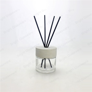 Handmade <strong>Decorative</strong> Concrete Candle <strong>Jar</strong> With Concrete Lid - Product Image 2