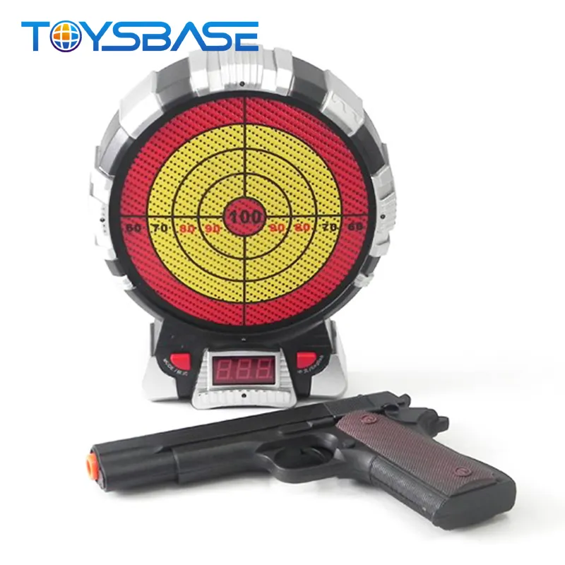 थोक बच्चों शूटिंग लक्ष्य खेल लक्ष्य के साथ अवरक्त खिलौना लेजर बंदूक