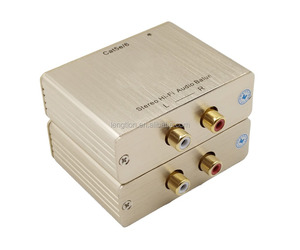 Extensor de <span class=keywords><strong>Audio</strong></span> <span class=keywords><strong>Balun</strong></span> RCA RL Estéreo Analógico de Alta Fidelidad sobre UTP Cat5e <span class=keywords><strong>RJ45</strong></span>, 1000 Metros, Pasivo, 20 Hz a 20 KHz - Product Image 1