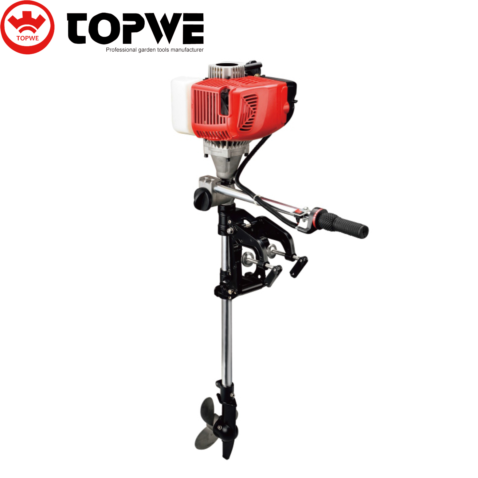 2-тактный лодочный двигатель 58CC подвесной мотор