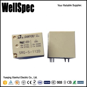 Реле реле 12v sanyou SRG-S-112D 12VDC 17A 277VAC 1Z 5PIN HF21FF-012-1Z сверхминиатюрный реле мощности - Product Image 2