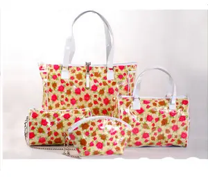 Custom 숙 녀 화장품 파우치 personalized pink 메이 컵 백 화장품 round top bag