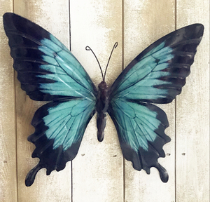 Vườn ngoài trời kim loại đầy màu sắc kim loại bướm nhà tường nghệ thuật trang trí - Product Image 2