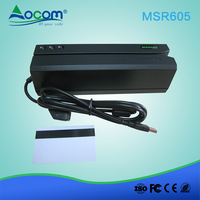 Lecteur/graveur de cartes à bande magnétique MSR 206 USB, pilote logiciel disponible, gratuit, piste 1/2/3