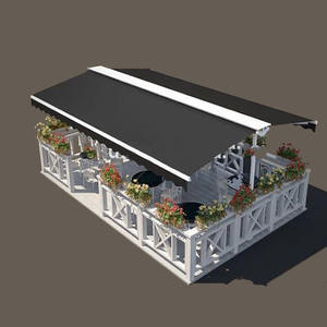 Ombrelloni <span class=keywords><strong>da</strong></span> Giardino per Ristoranti all'Aperto con Braccio Retrattile a Doppia Apertura - Product Image 1